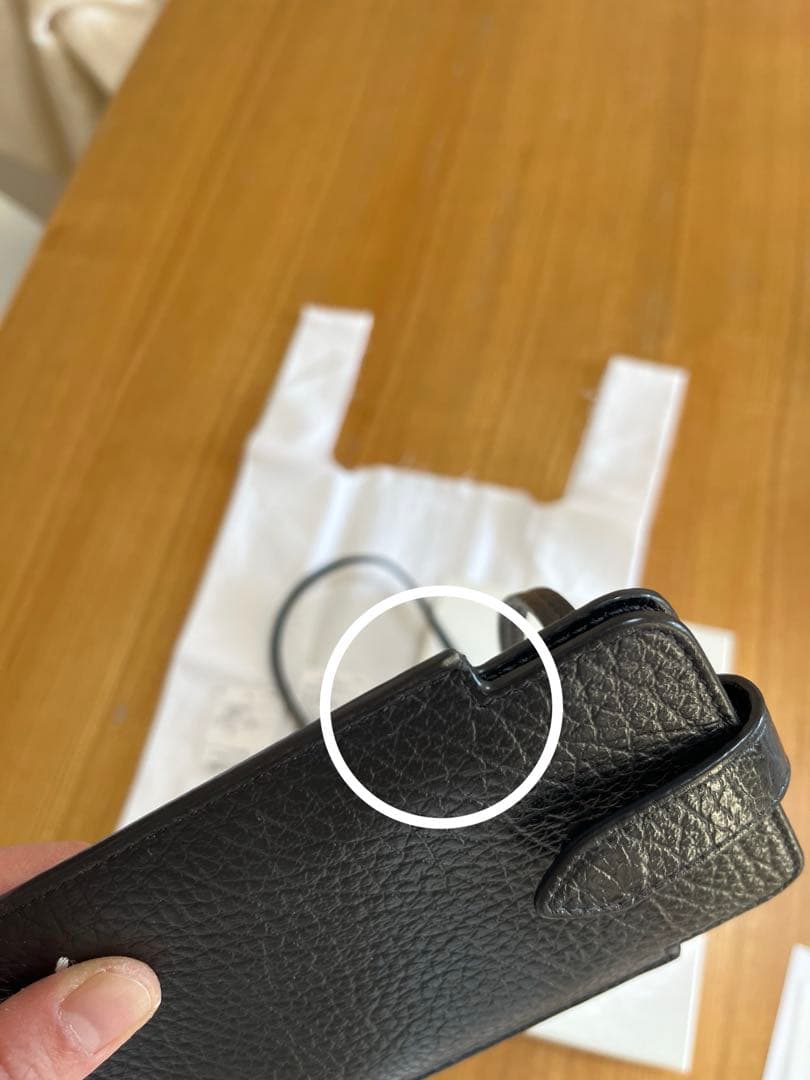 メゾンマルジェラ スマートフォンポーチ スマホホルダー スマホショルダー