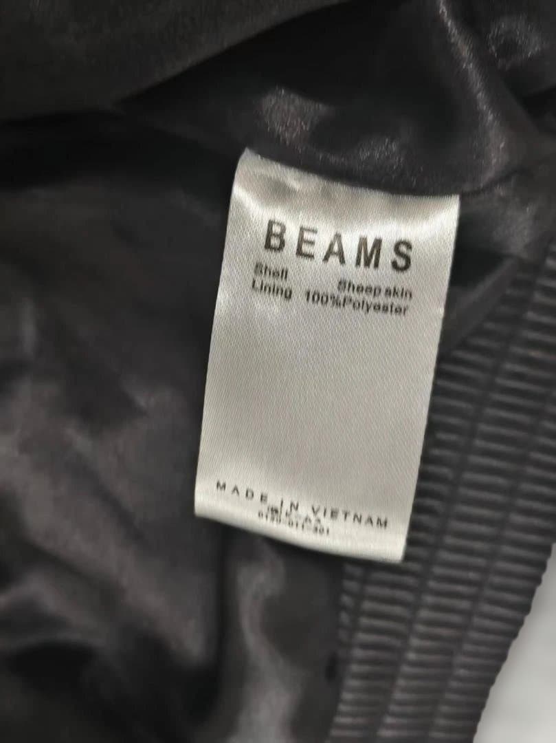 BEAMS ビームスレザーブルゾンジャケット