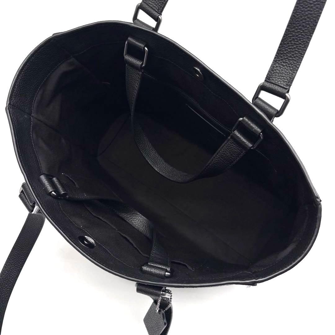 コーチ　トートバッグ　ハドソン　ダブルハンドル　オールレザー　2way　A4可