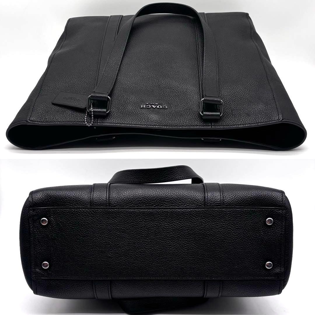 コーチ　トートバッグ　ハドソン　ダブルハンドル　オールレザー　2way　A4可