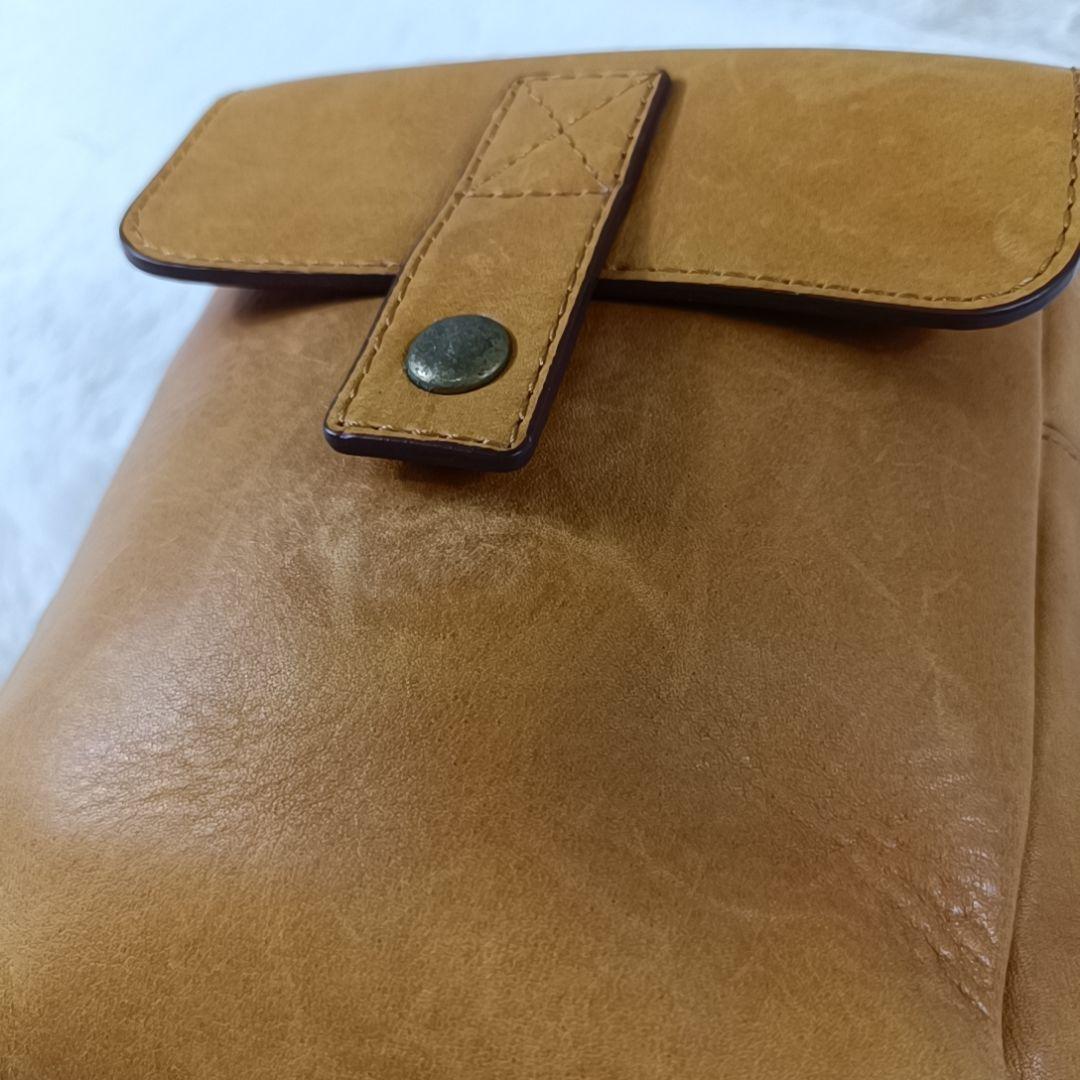 良品✨土屋鞄製造所 ガジェット ビッグポケット ヒップバック オイルレザー