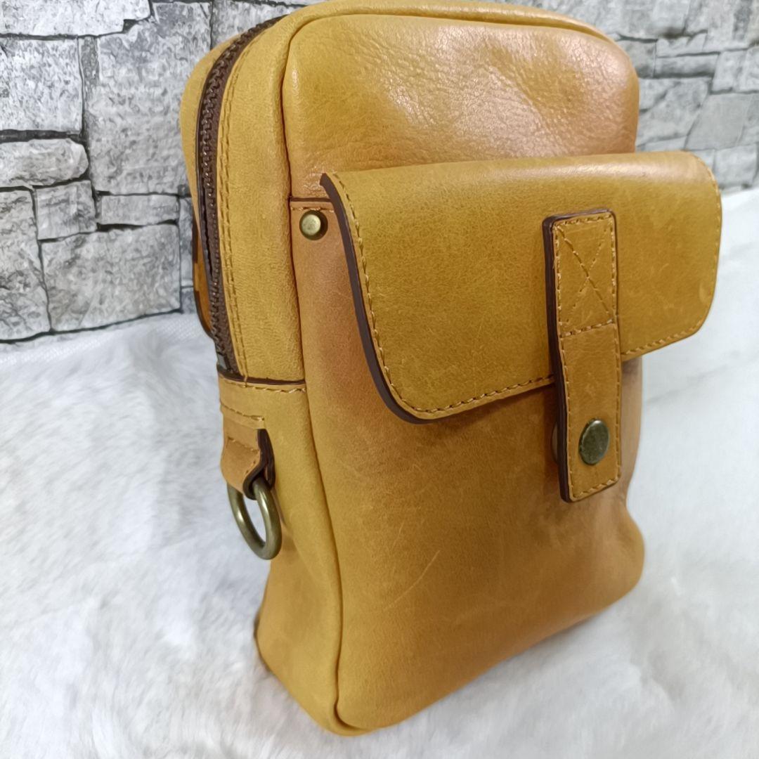 良品✨土屋鞄製造所 ガジェット ビッグポケット ヒップバック オイルレザー