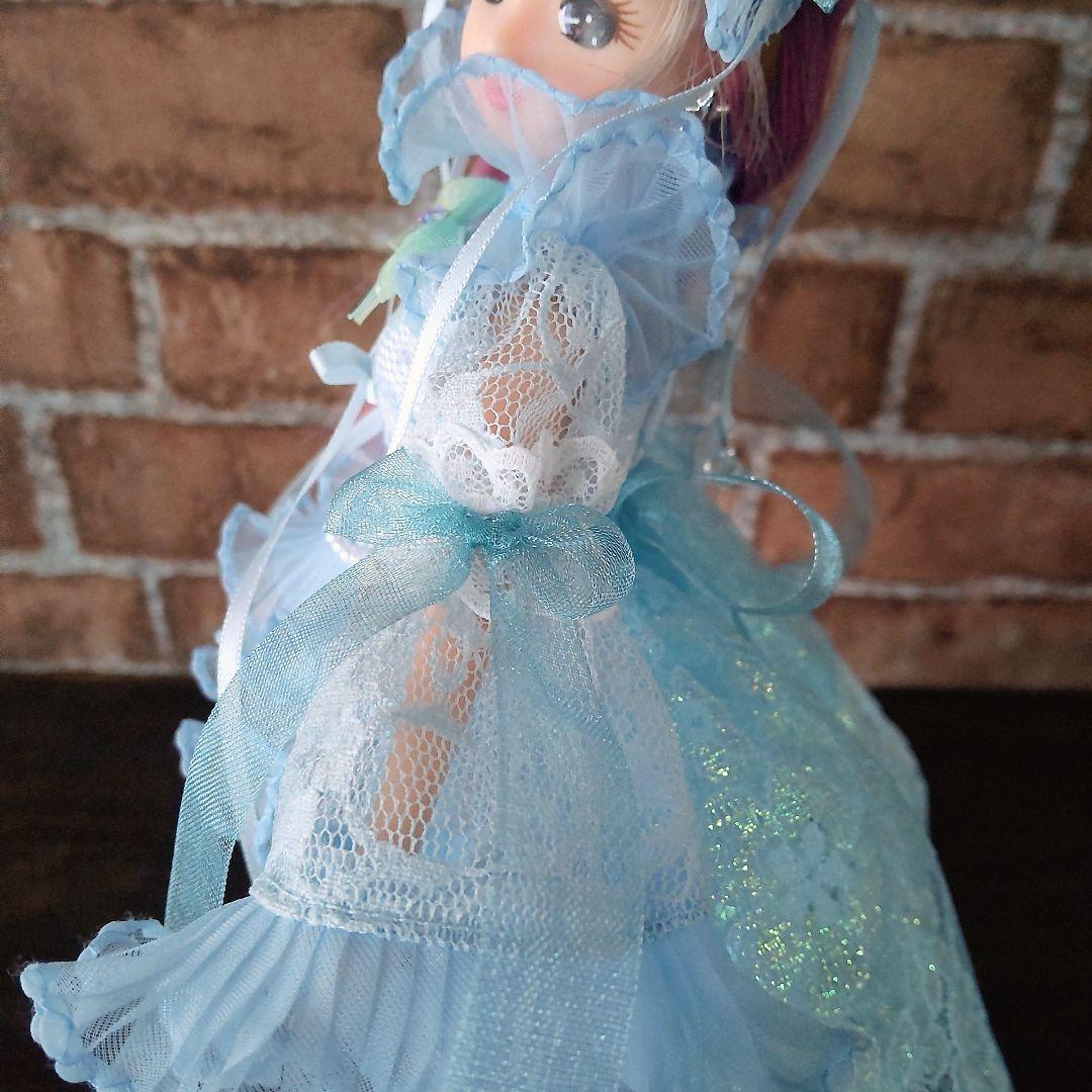 【ゆっき】リカちゃん服　クラゲロリータドレス　ハートの魔法少女　2点