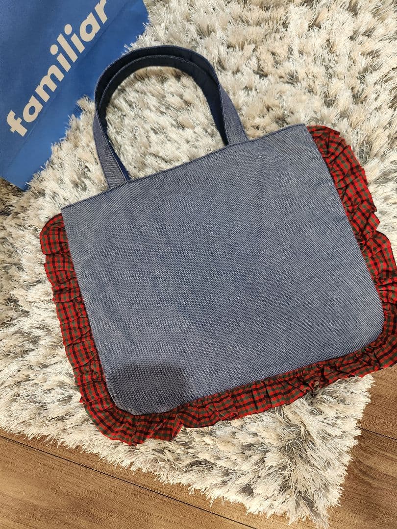ファミリア　70周年　familiar ファミリア フリルバッグ NB
