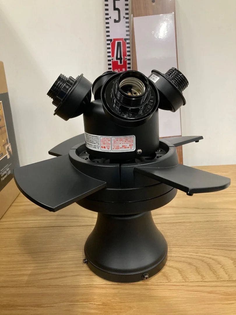 【未使用品】JAVALO ELF シーリングファンライト JE-CF003-BK