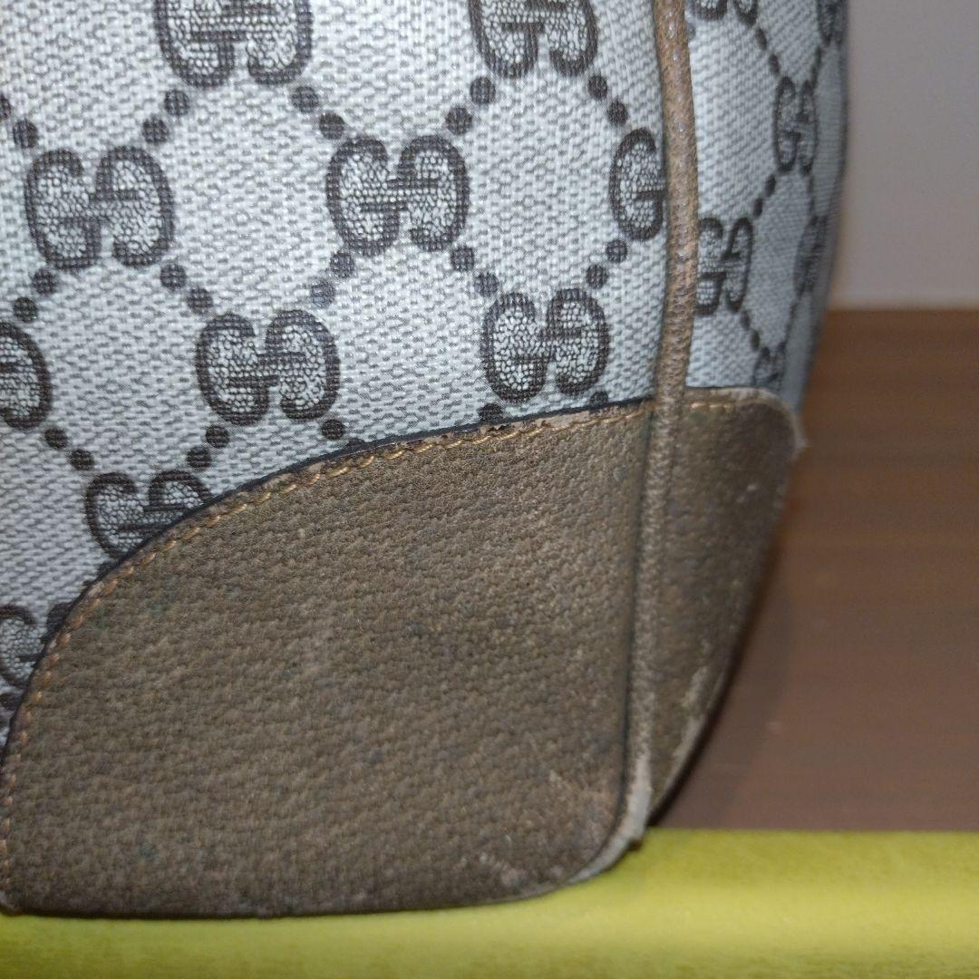 k*読様 ​【ヴィンテージ】オールドグッチ ボストン GG柄 シェリーライン G