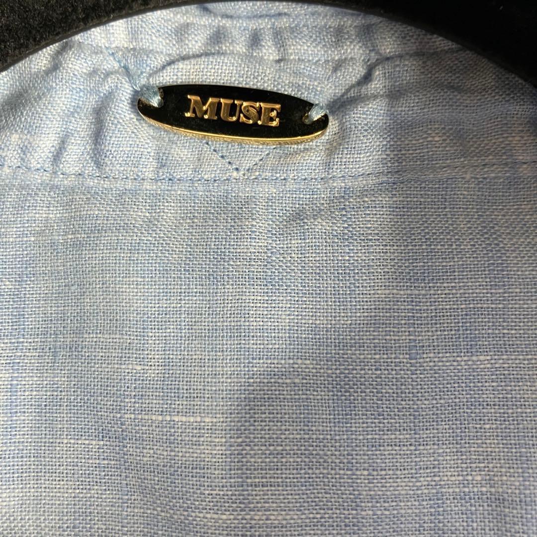 訳あり美品✨24SS ドゥーズィエムクラス　リネン ウォッシュシャツ　衿ワイヤー