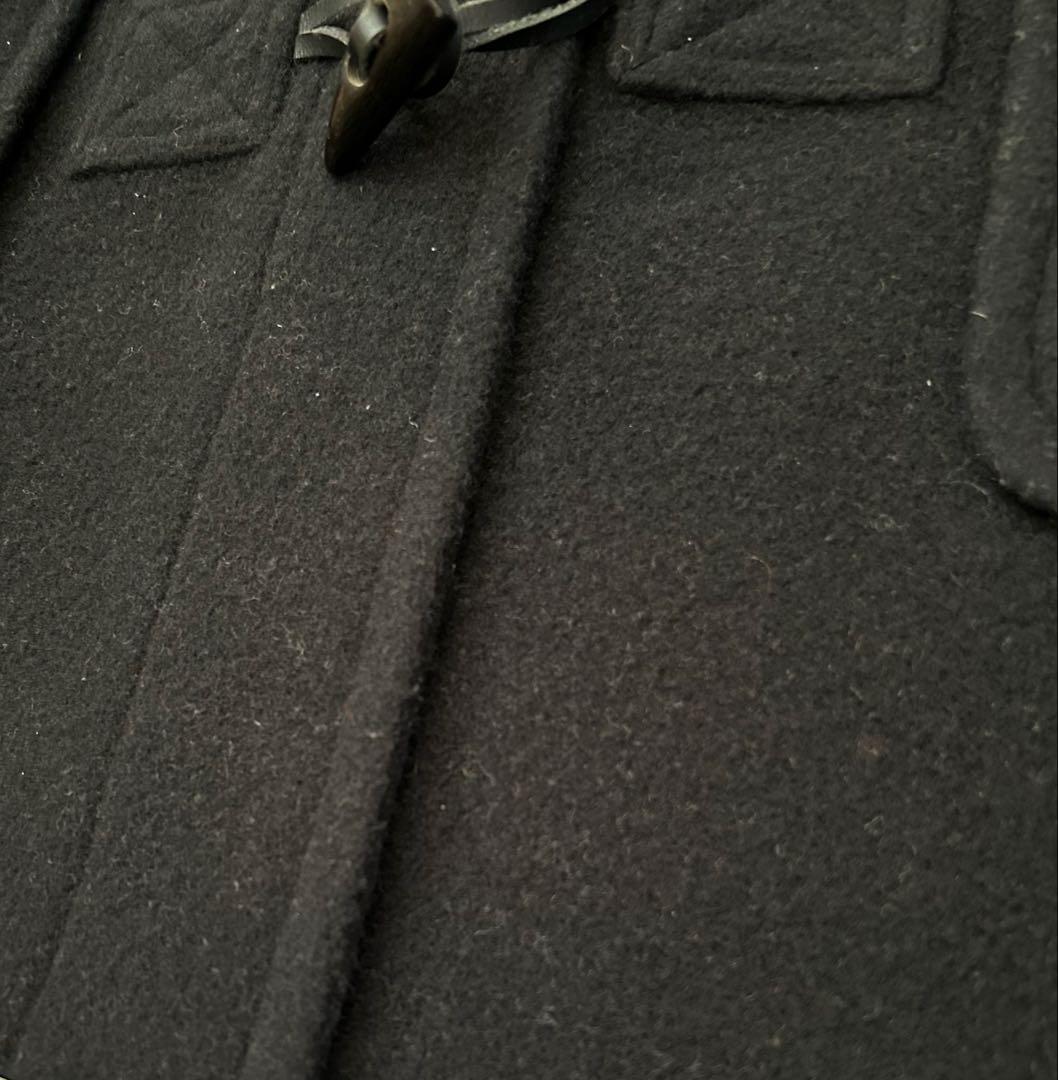 バーバリー ブルーレーベル ダッフルコート 黒　38 総裏ノバチェック