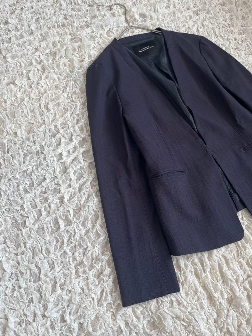 green label relaxingネイビーパンツスーツセット セットアップ