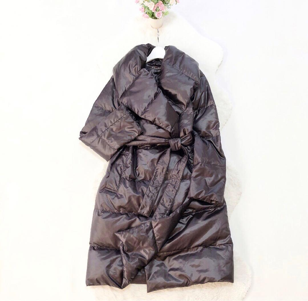 MaraMara*マックスマーラ　ベルテッドロングダウンコート　ジャケット 40