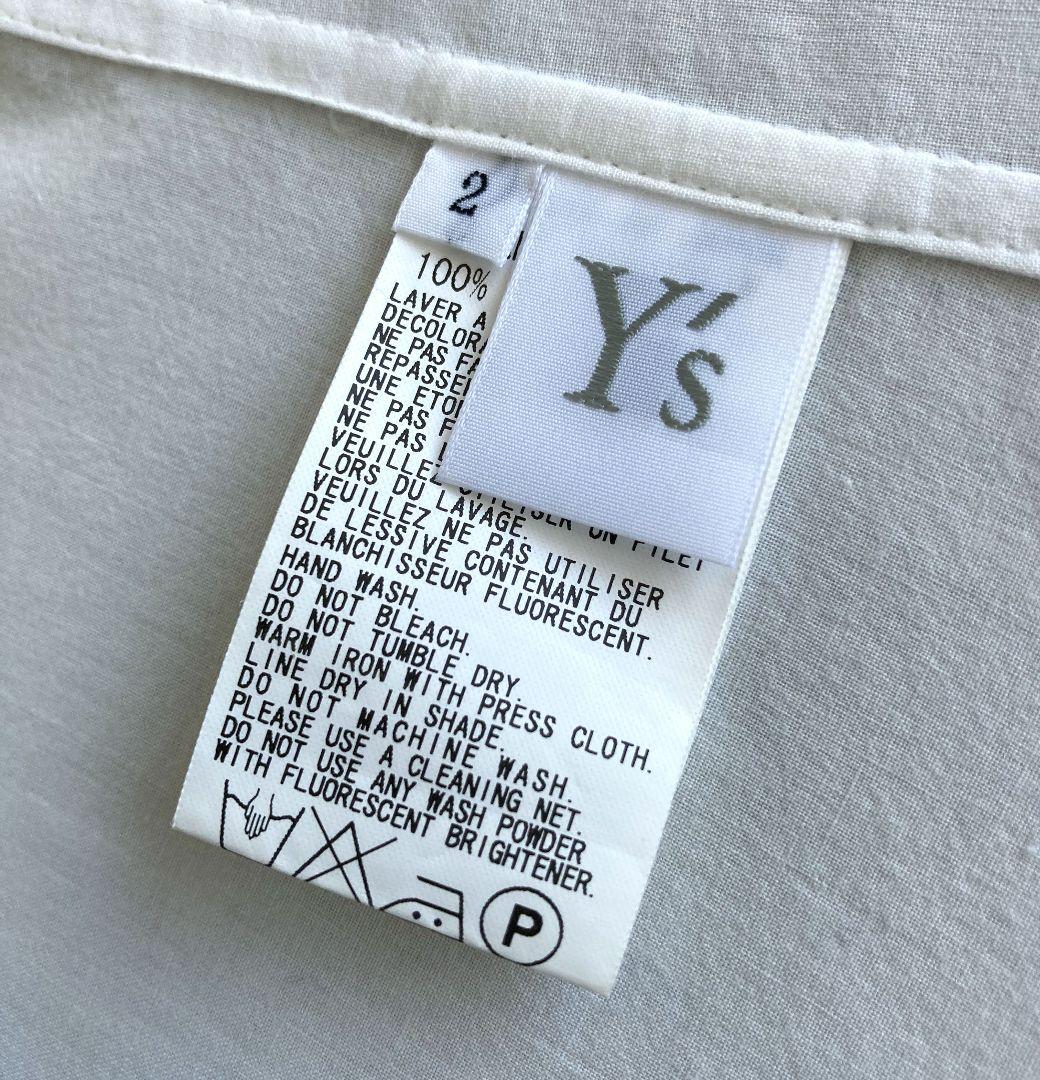 トップス Y's HIGHT-NECKED COLLAR BLOUSE 2021-22AW