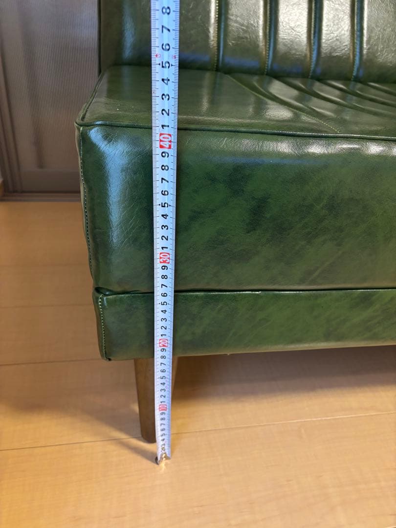 【Rinrin】niko and... グリーンソファ 約幅120cm