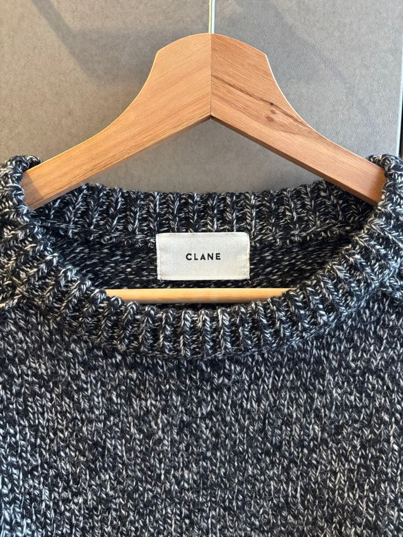 トップス CLANE LOW GAUGE BODYSUIT KNIT TOPS