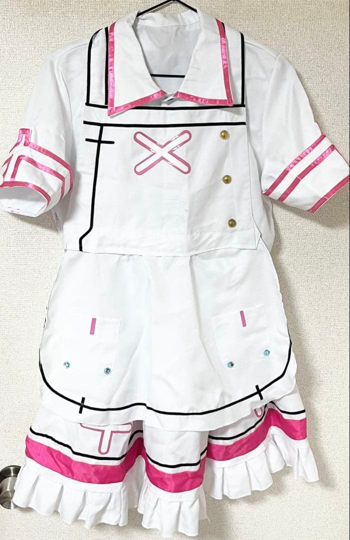 【即日発送】 にじさんじ 健屋花那 コスプレ 衣装 【ウィッグ付き】