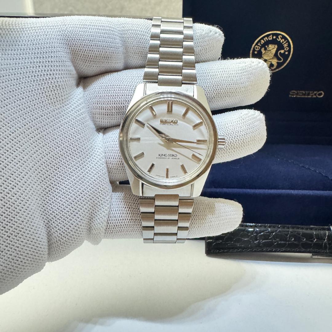 KING SEIKO 4420-9990 クロノメータ表記　KS尾錠　カマ付
