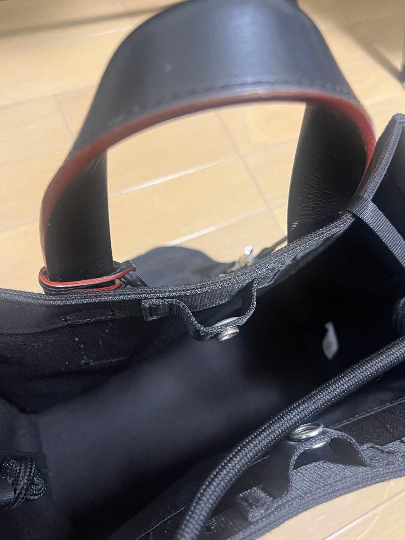 HALON ブラック トートバッグ