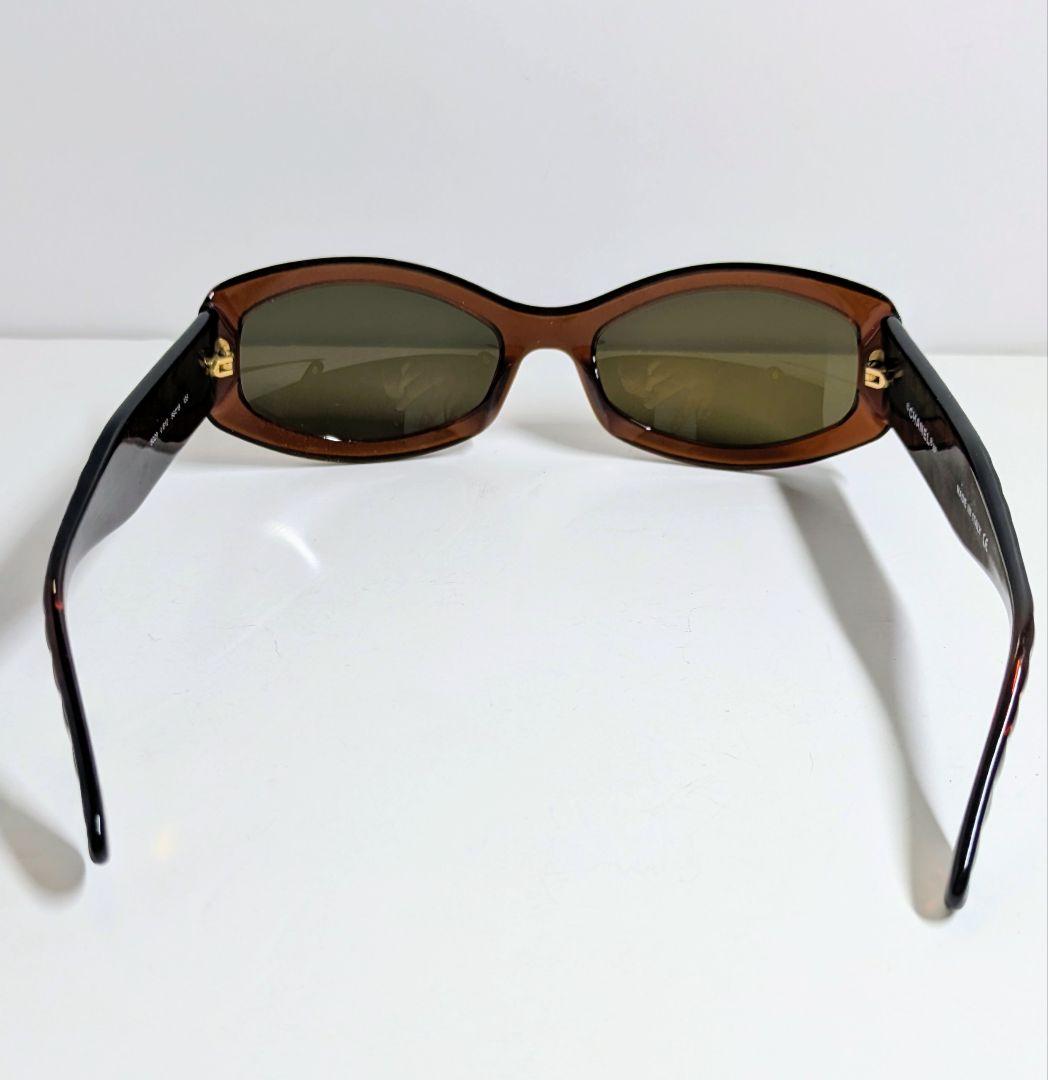 CHANEL シャネル ココマーク マトラッセ サングラス ブラウン系