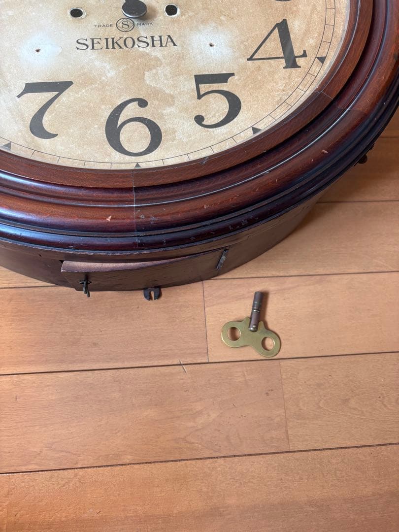 掛け時計　大型　SEIKOSHA ジャンク品