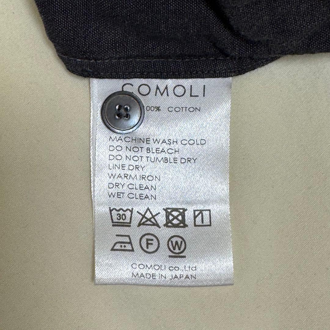 【COMOLI】カラーシャツ