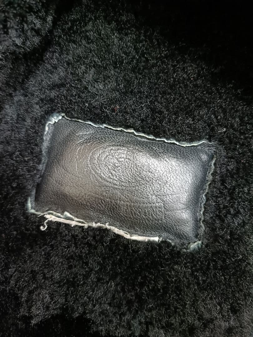 SUZUYA スズヤ ブラック　B-3ジャケット　レザー　羊革