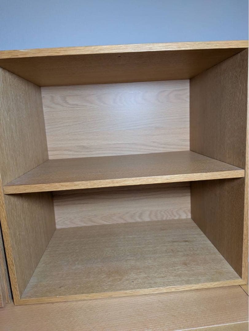 ■送料込■無印 スタッキングチェスト インサート 引出オークボックス収納MUJI