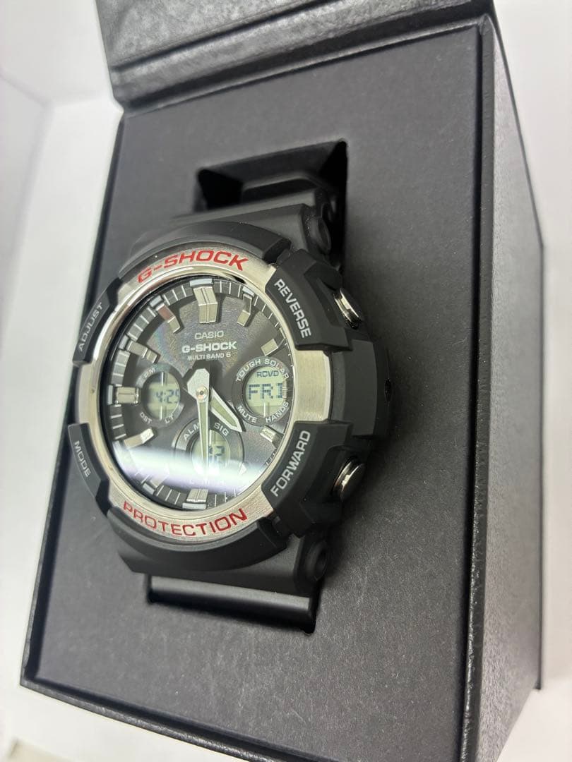 美品CASIO G-SHOCK GAW-100-1AJF 腕時計 電波ソーラー