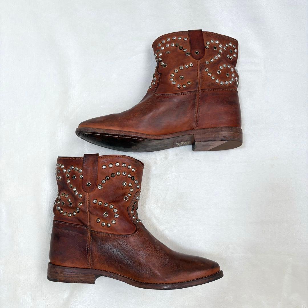 ISABEL MARANT ショートブーツ ウエスタン リペア済み 40