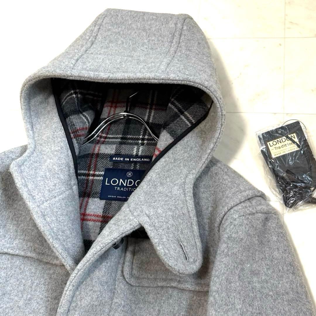 【110丈】ドアーズ別注★ロンドントラディション ダッフルコート ライトグレー