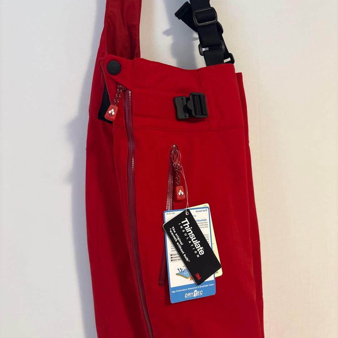 【S-L】montbell ドライテック ビブパンツ S 新品 スノーパンツ