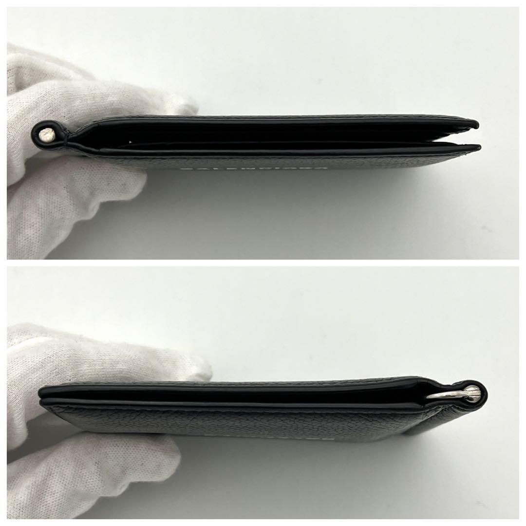 【極美品】BALENCIAGA バレンシアガ マネークリップ ブラック 折り財布