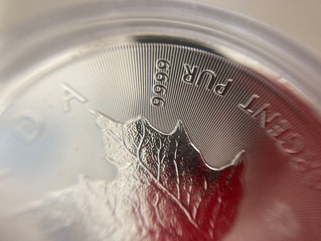 メイプルリーフ銀貨 1オンス　2022年製　5枚セット