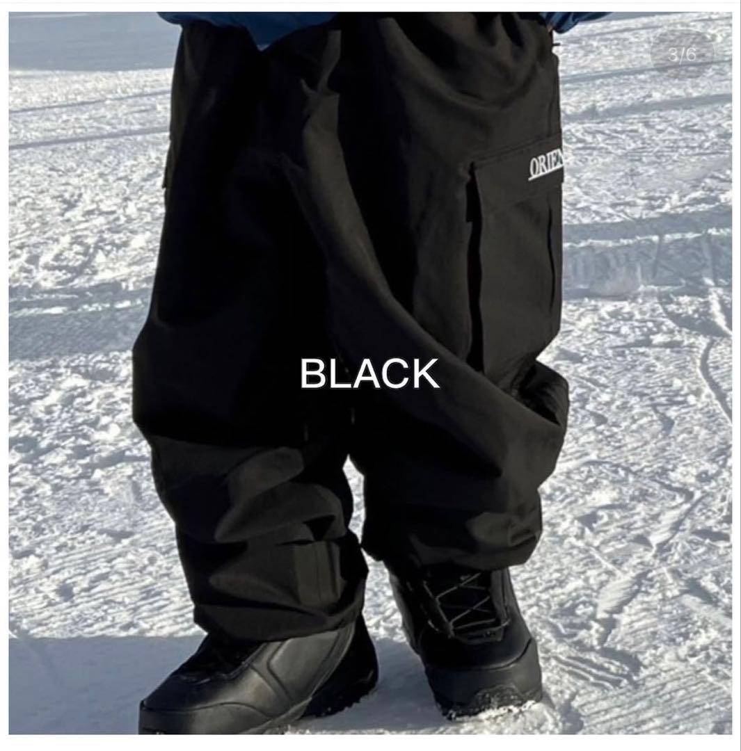 スノーボードパンツ　oriensブラック