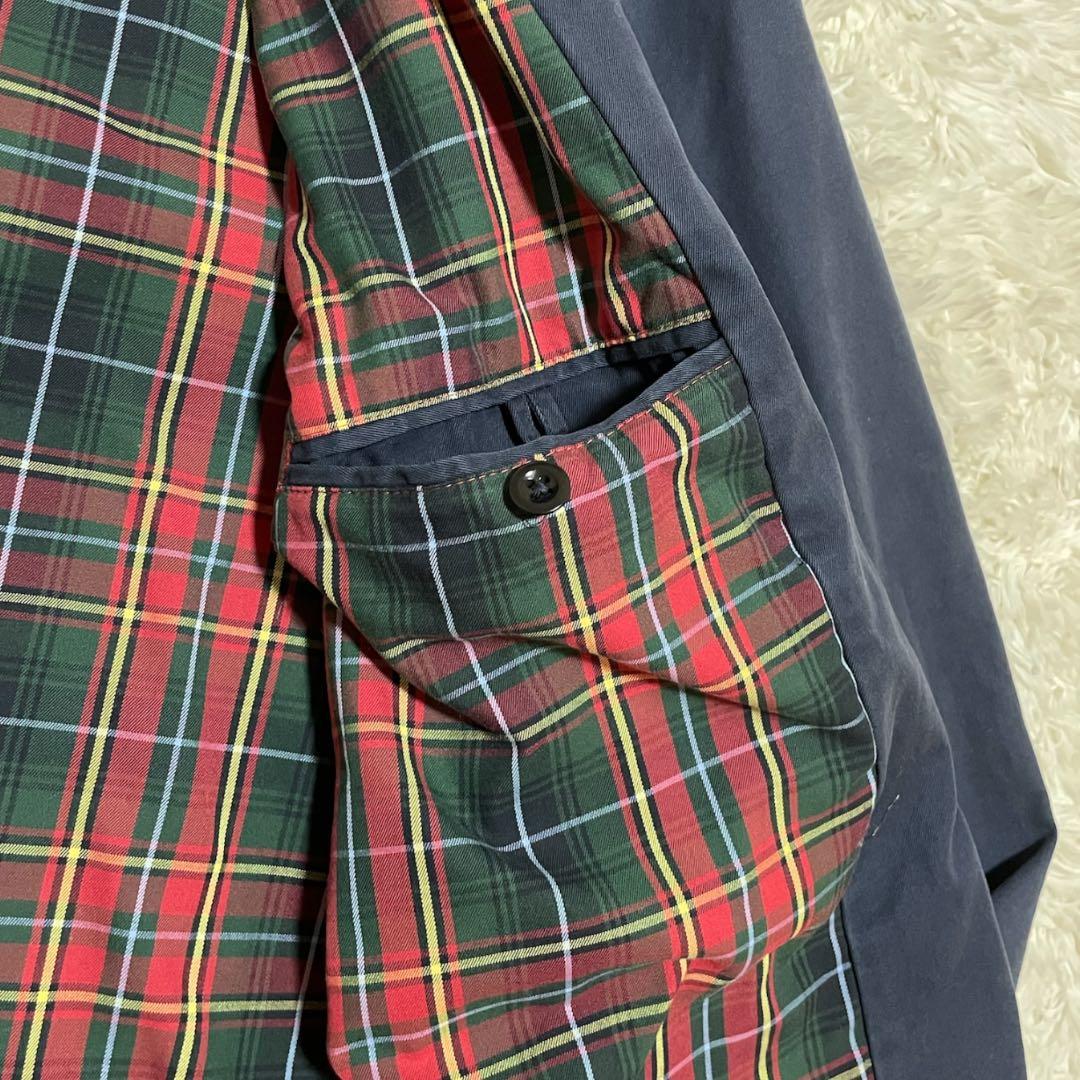 RALPH LAUREN ラルフローレン スイングトップ 2XL 紺 裏チェック