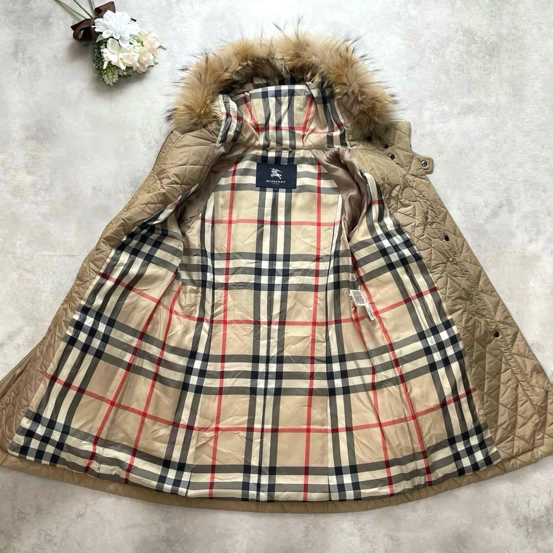 大きいサイズ✨バーバリーロンドン ダッフルコート ノバチェック ベージュ 44