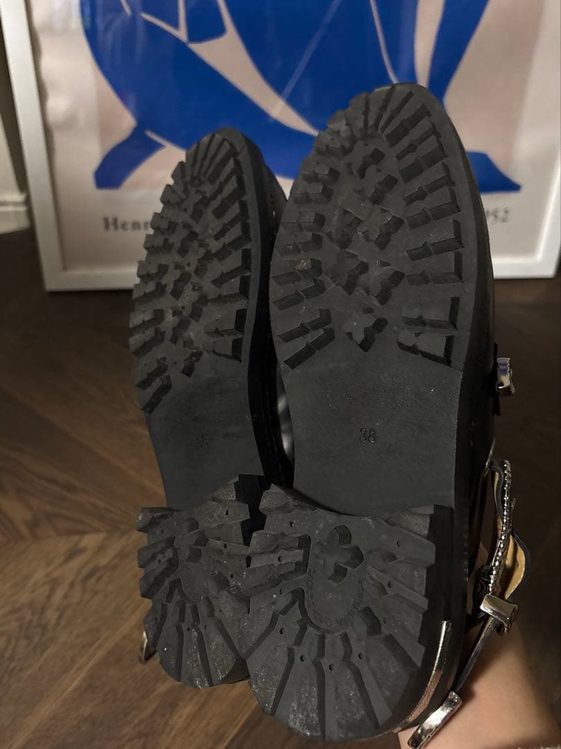 靴 TOGA PULLA L MULE LOAFER 38