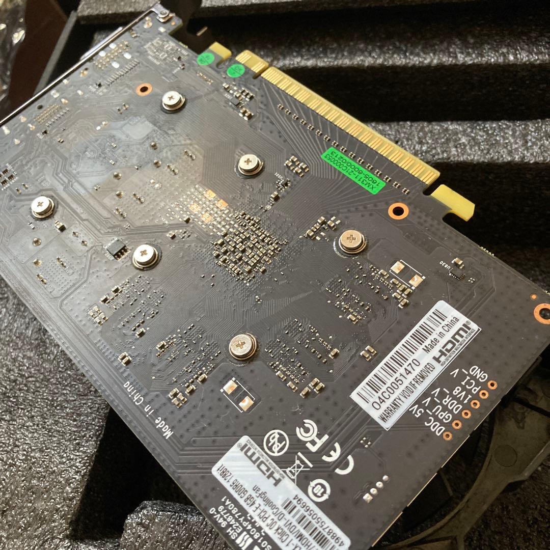 【中古ジャンク】玄人志向 NVIDIA GeForce GTX1650 グラボ