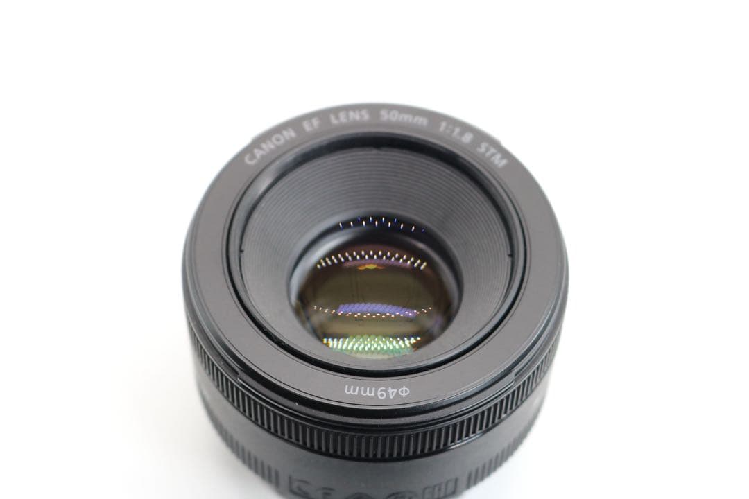 美品 【Canon EF50mm F1.8 STM】 単焦点レンズ 安心保証あり