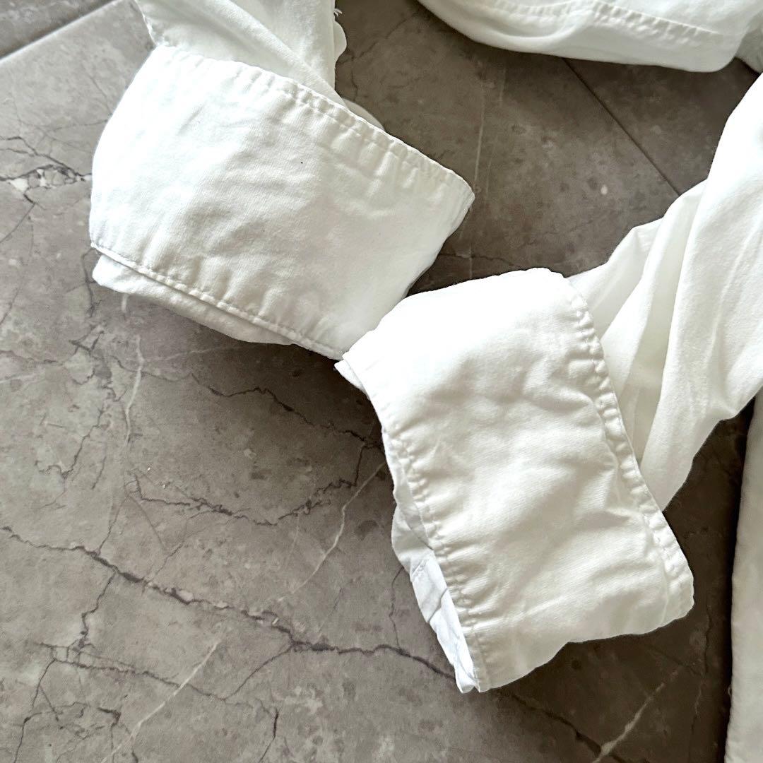 ATON 2023AW レギュラーカラーシャツ ホワイト サイズM 04 大きめ