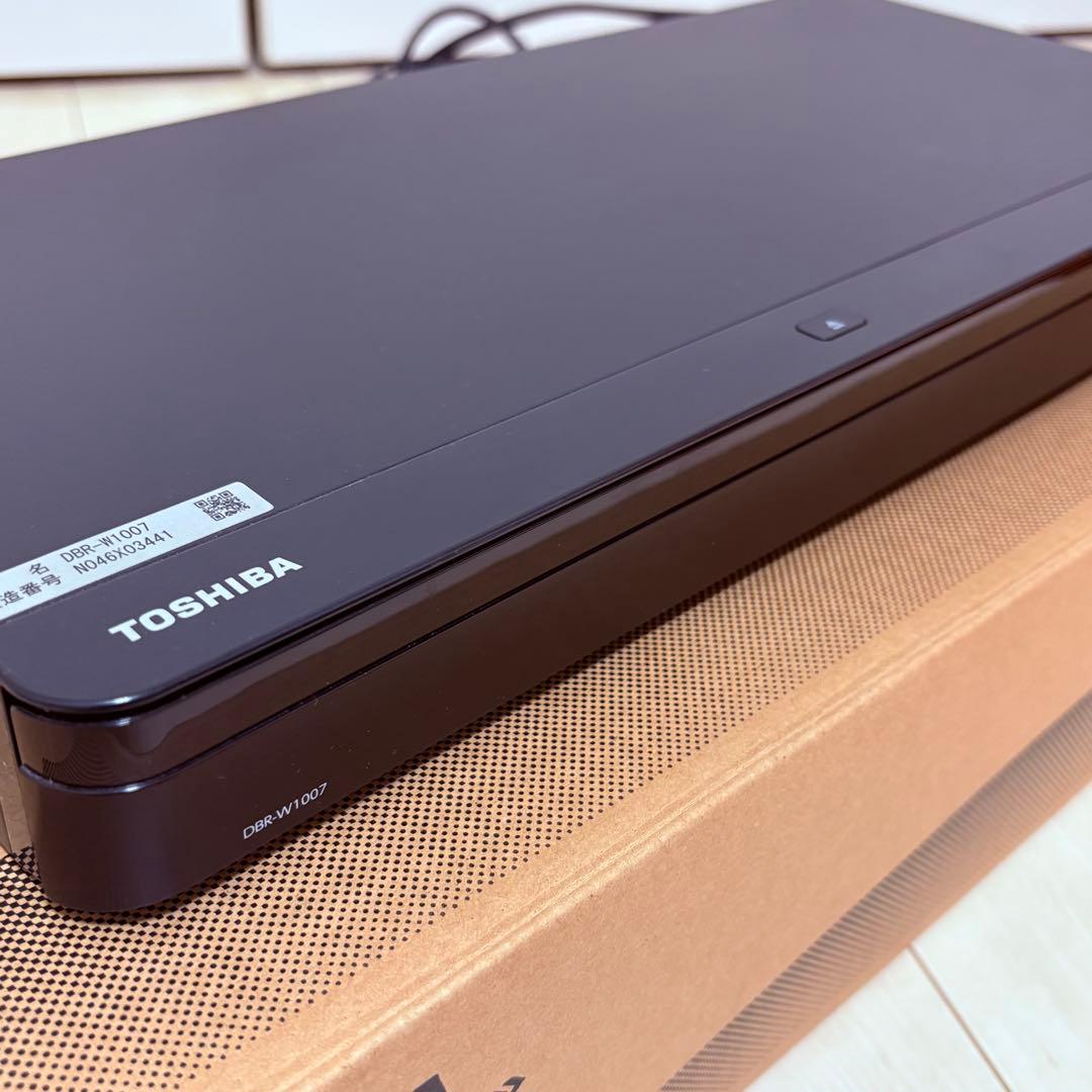 《極美品》TOSHIBA DBR-W1007 HDD&BDプレーヤー2017