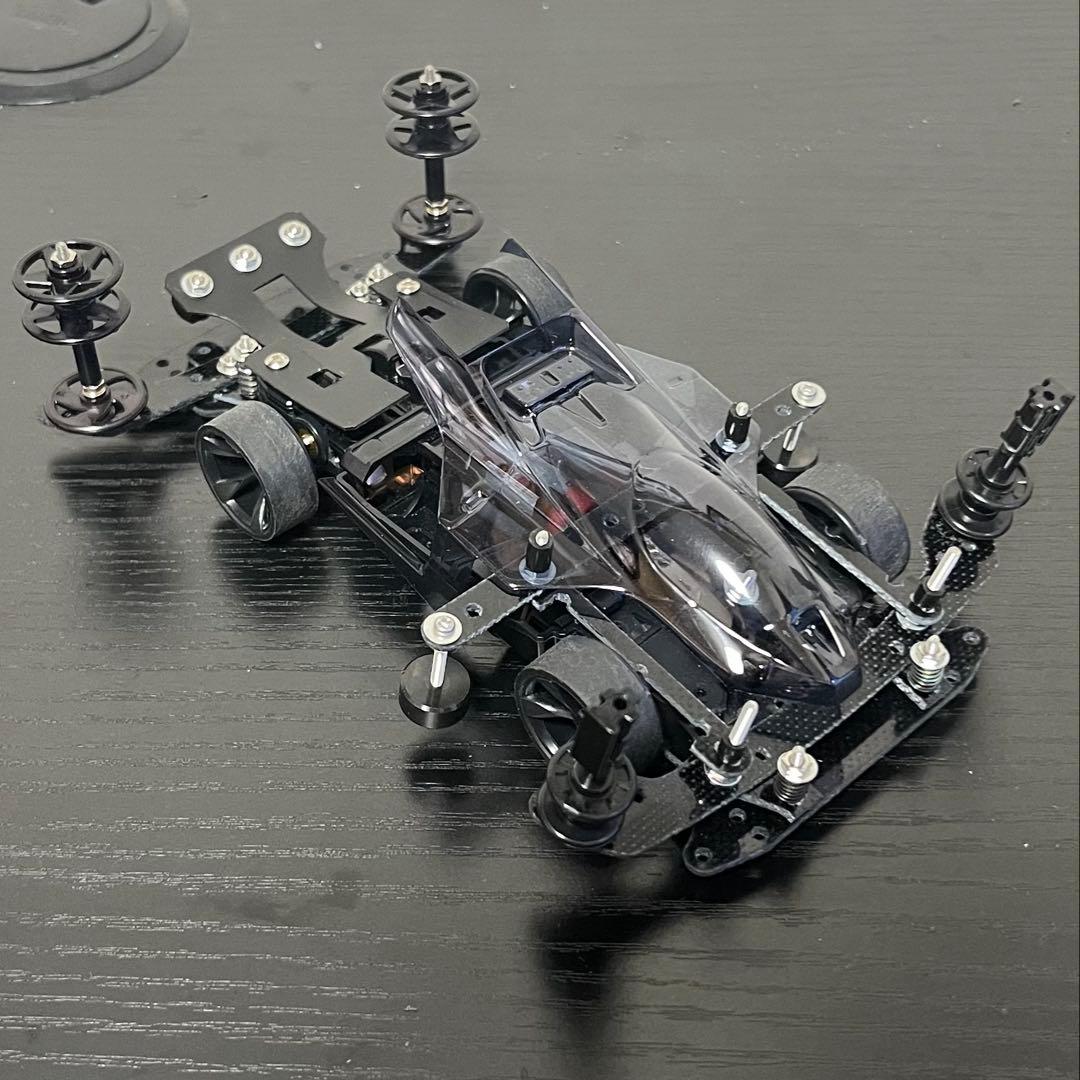 翔*崎様 ミニ四駆 MSフレキ サンダーショット スモーク ATバンパー 提灯