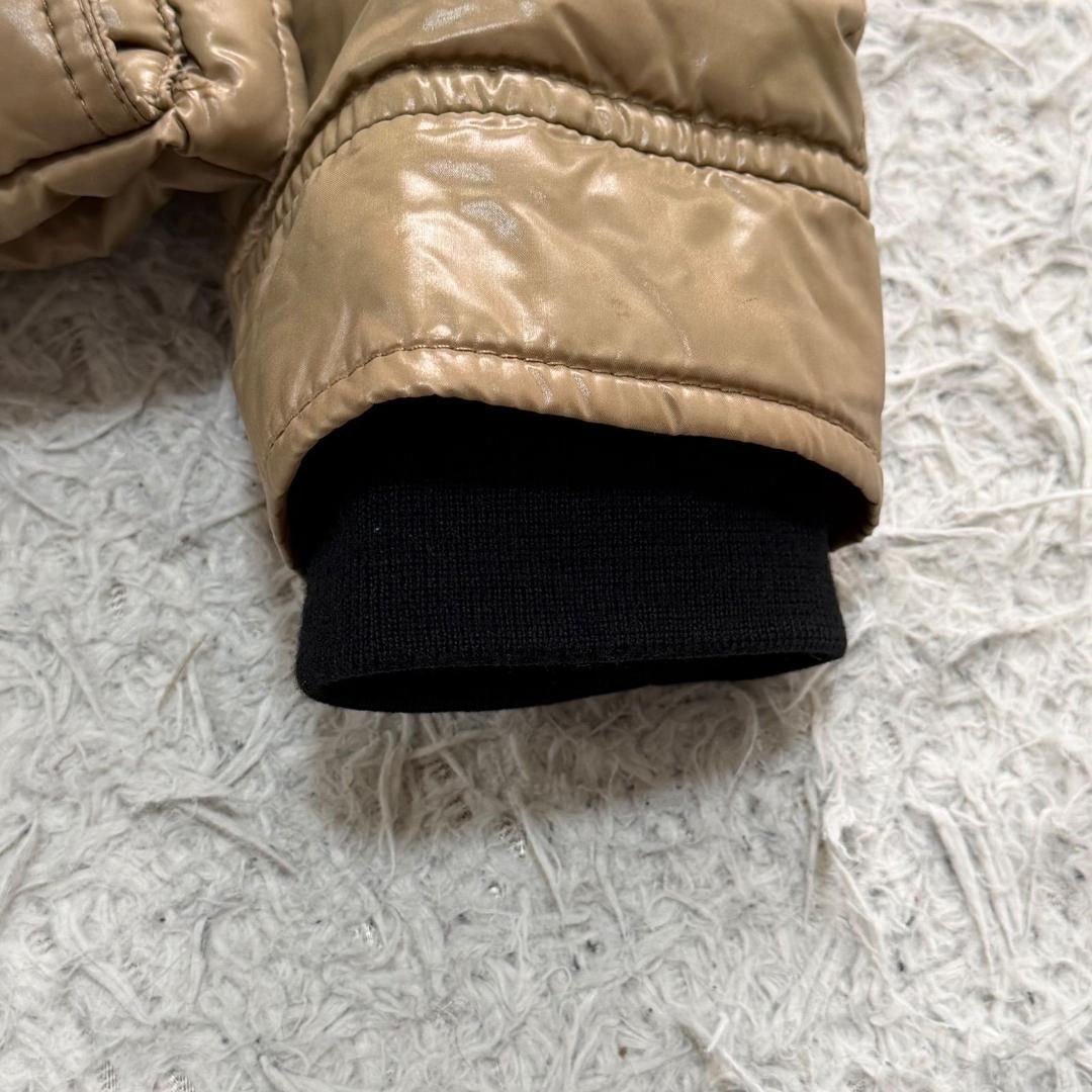 17090✨モンクレール ダウンジャケット サイズ3 フード着脱 カーキ