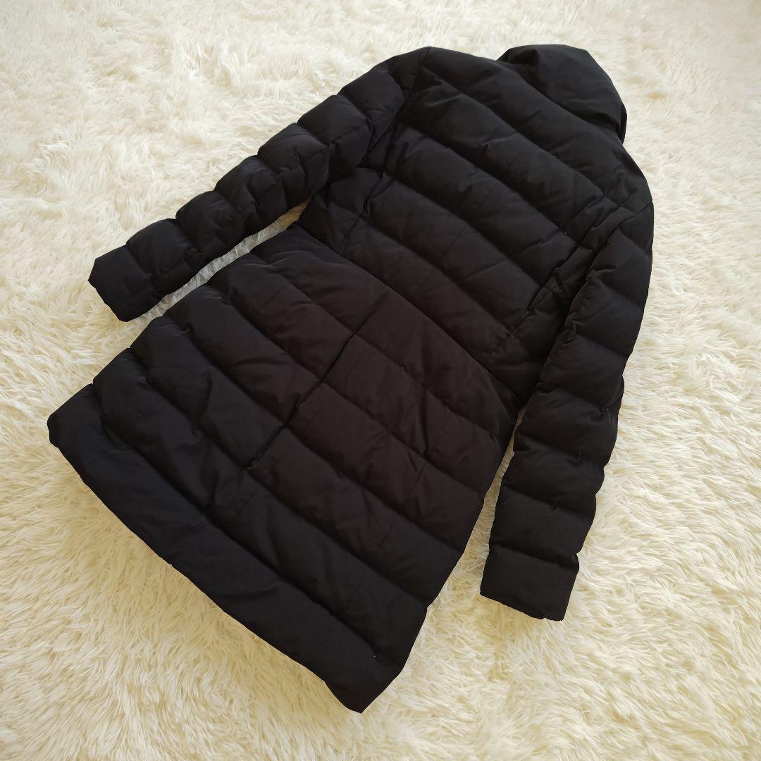 【美品✨】theory セオリー ロングダウンコート Aライン M ブラック
