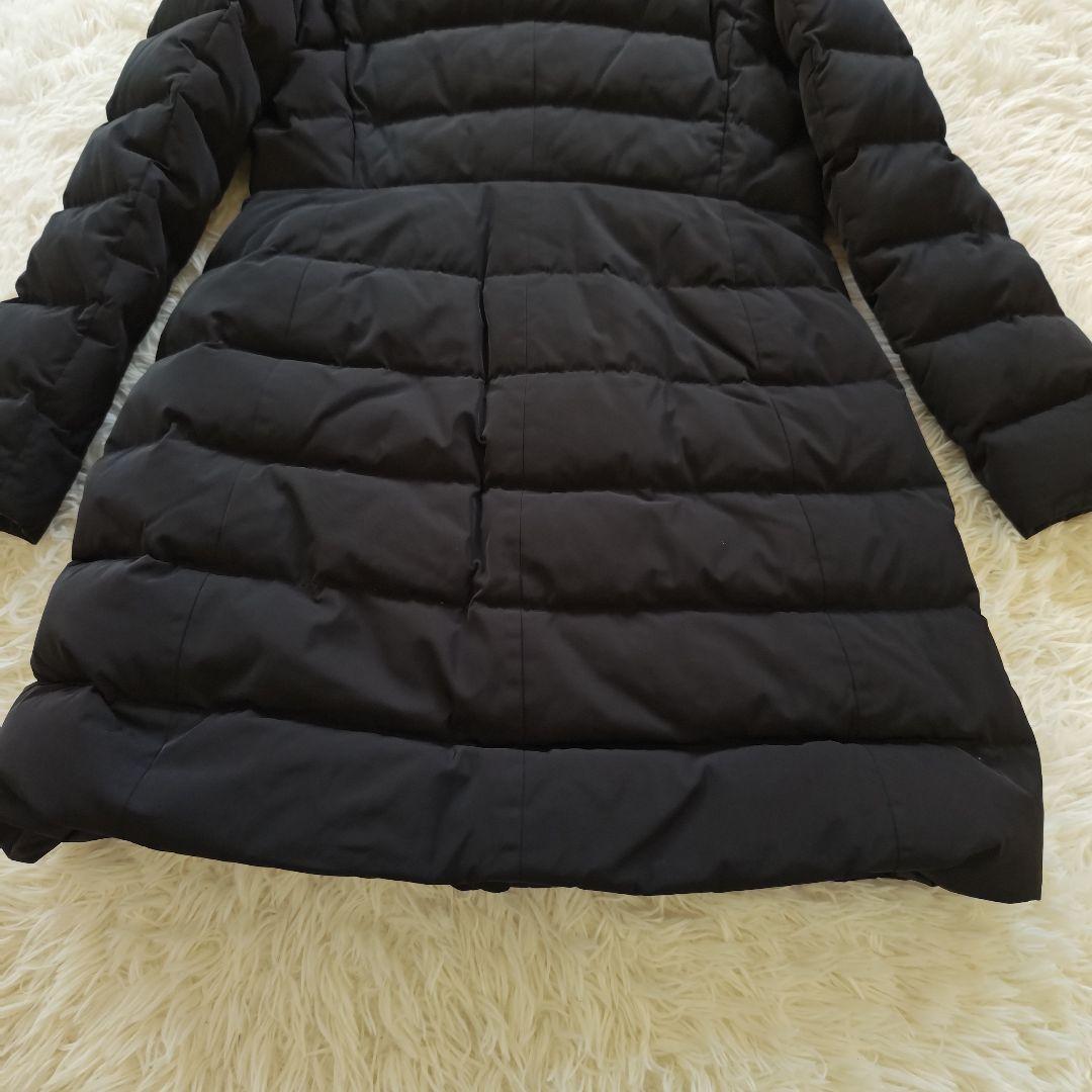 【美品✨】theory セオリー ロングダウンコート Aライン M ブラック