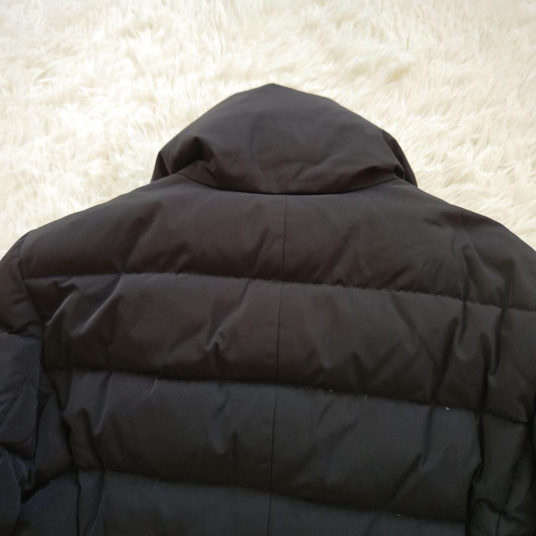 【美品✨】theory セオリー ロングダウンコート Aライン M ブラック