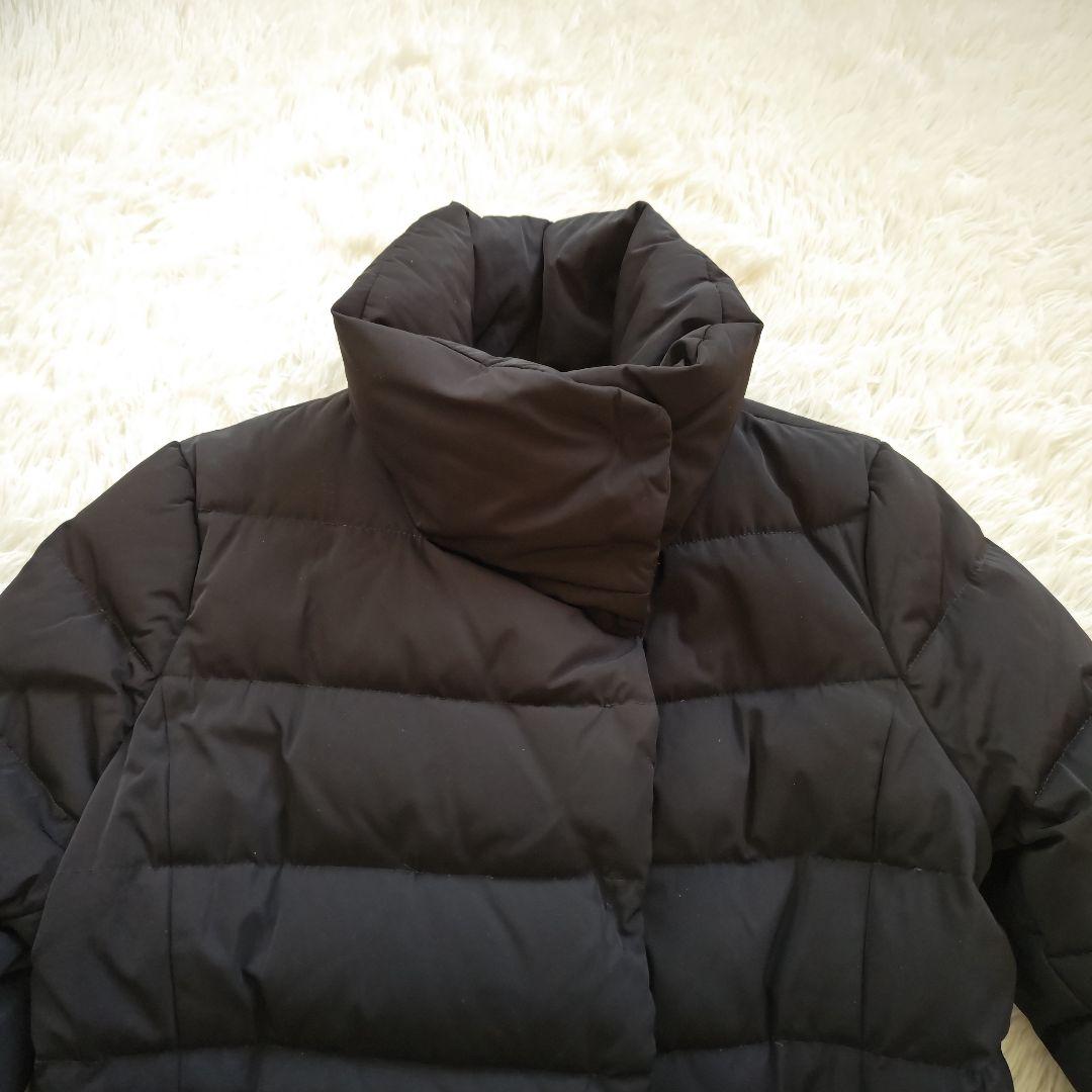 【美品✨】theory セオリー ロングダウンコート Aライン M ブラック