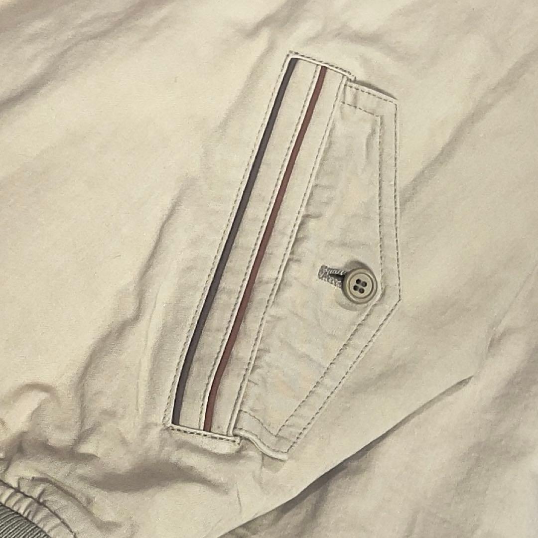 パパス コットン MA-1 中綿ジャケット L カーキ ブルゾン ジャンパー