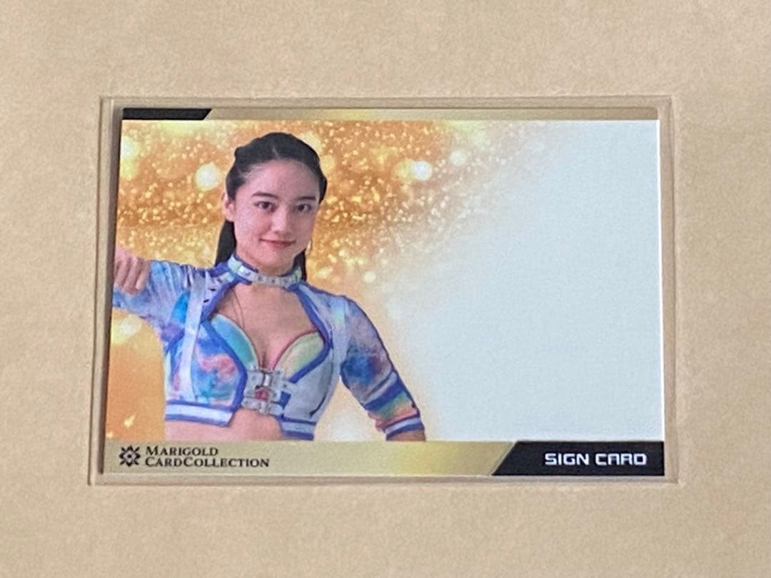 山田奈保 マリーゴールド エラーカード 直筆サイン無しカード MARIGOLD