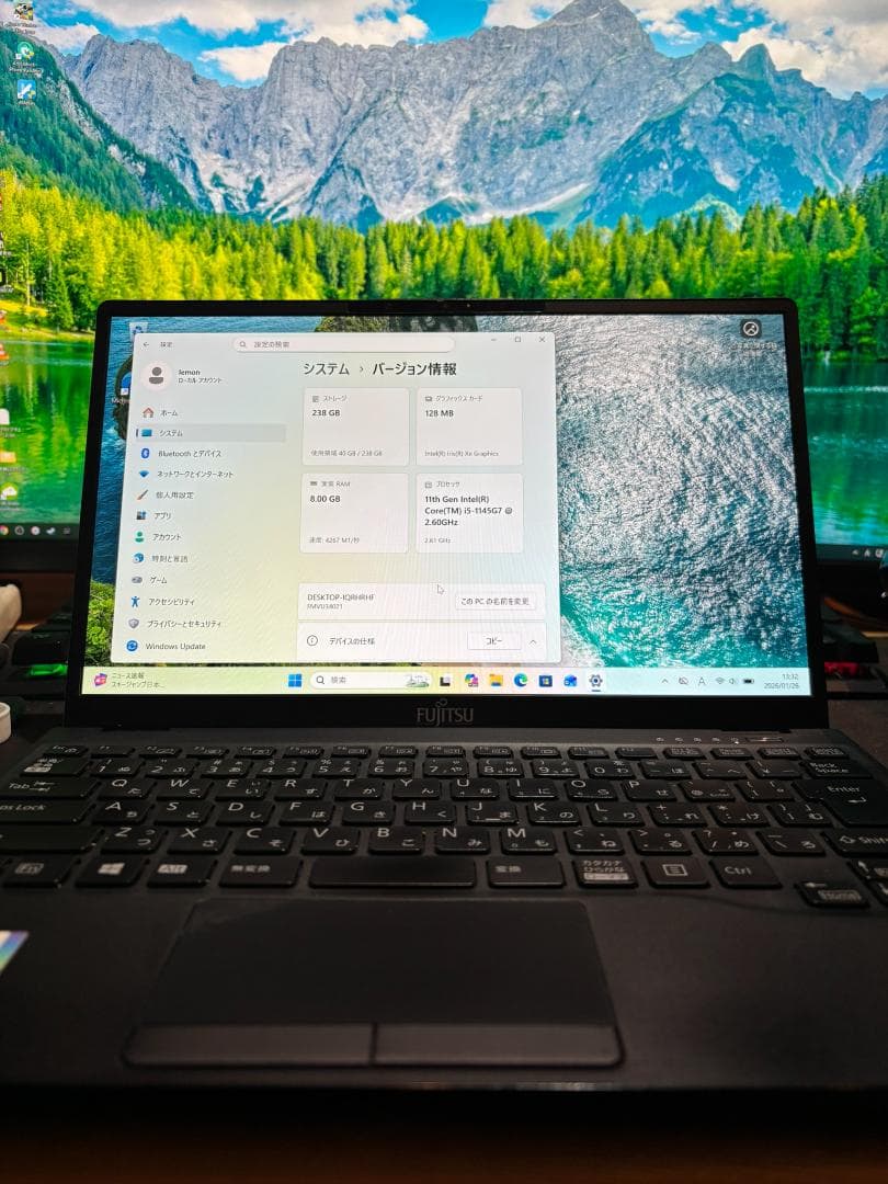 【値下げ】富士通LIFEBOOK　U9311/F　第11世代CPU搭載！