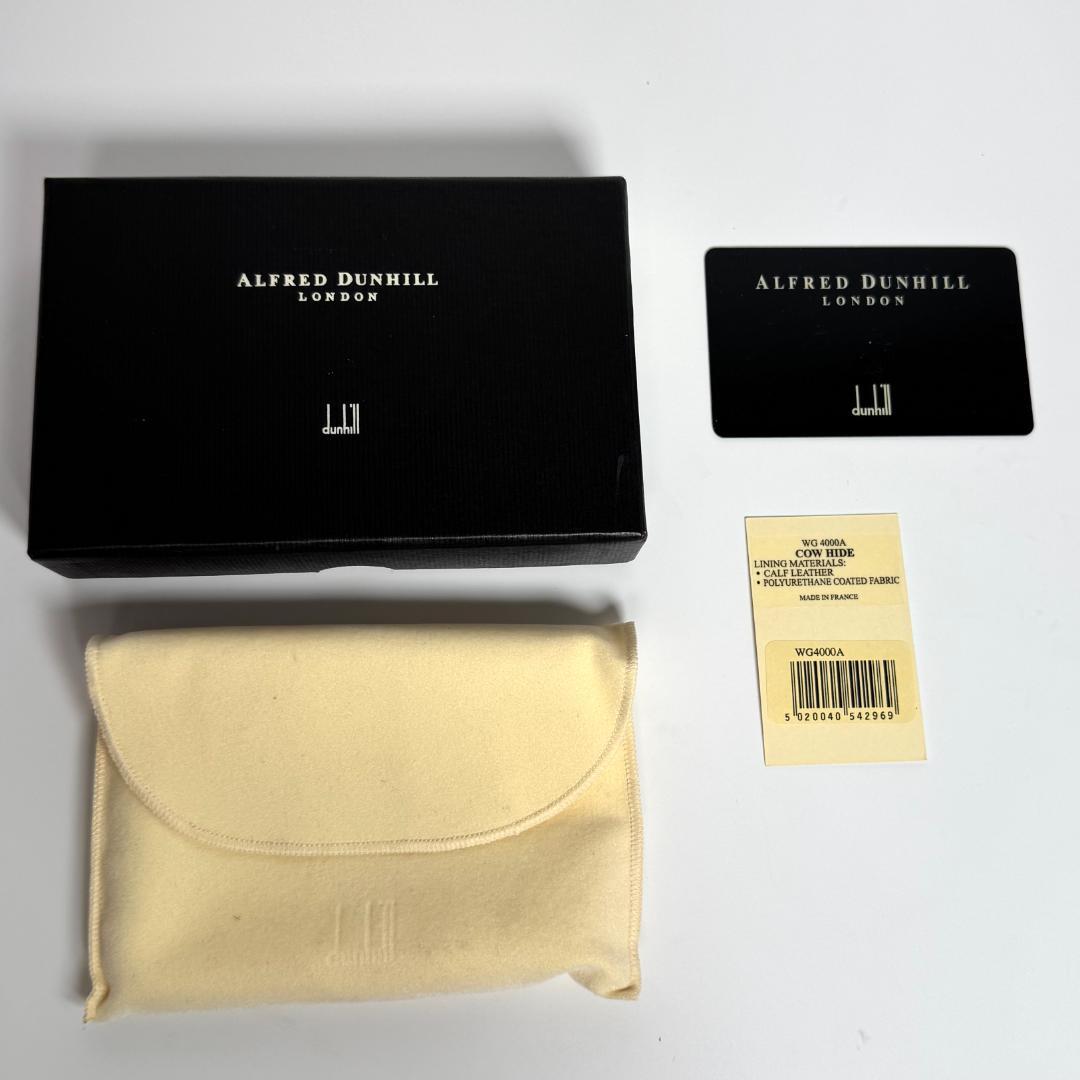 未使用　dunhill　ダンヒル　レザー　カードケース　名刺入れ　パスケース