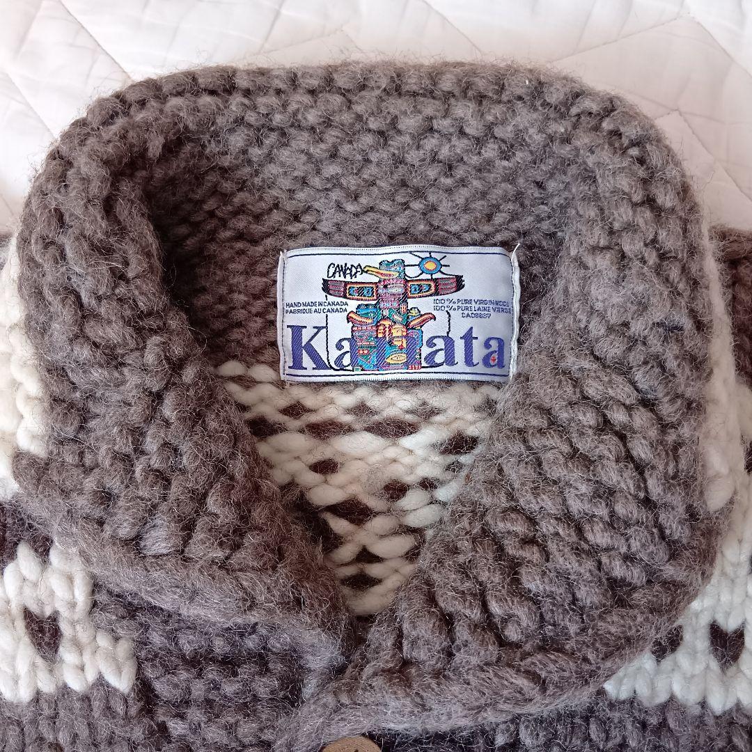 ダイさん専用　カナダ製　メンズ　カウチンセーター　Lサイズ